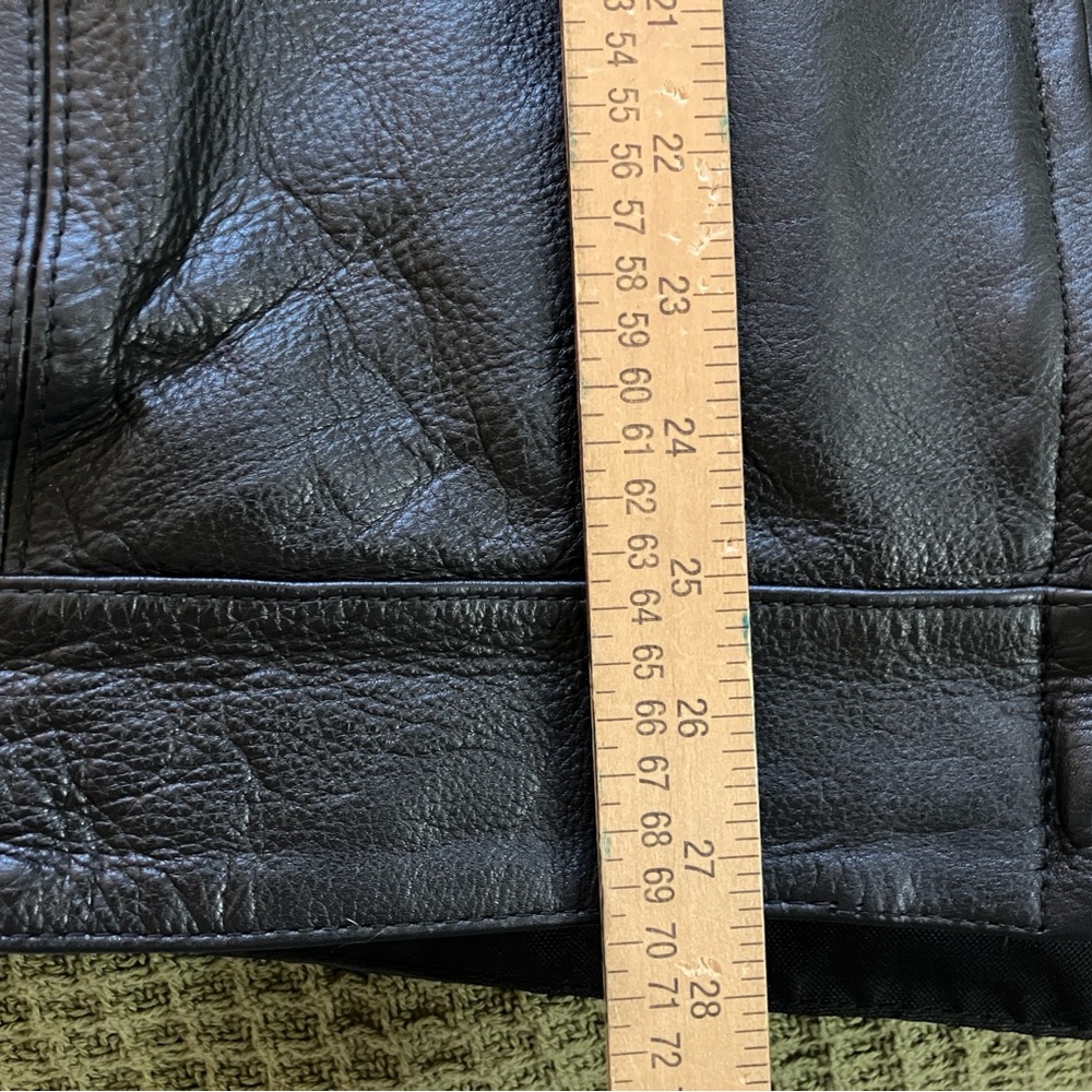 Black Motorcycle Jacket for Men - Picture 8 of 8